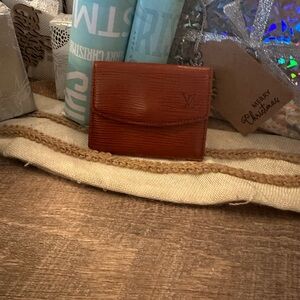 Louis Vuitton Epi Card Coin Wallet